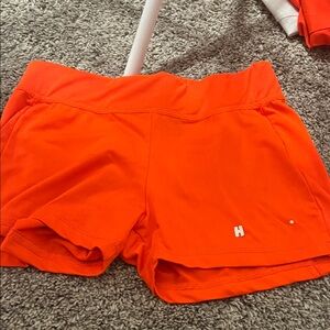 Hooters Bright Orange Athletic Shorts